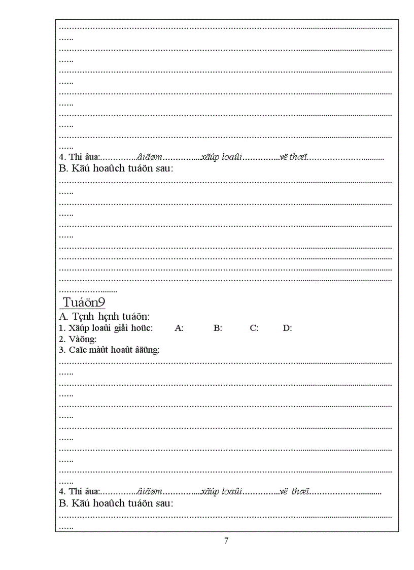 image for page Mẫu sổ Chủ nhiệm THPT