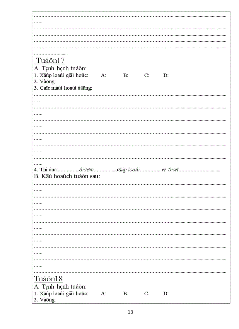 image for page Mẫu sổ Chủ nhiệm THPT