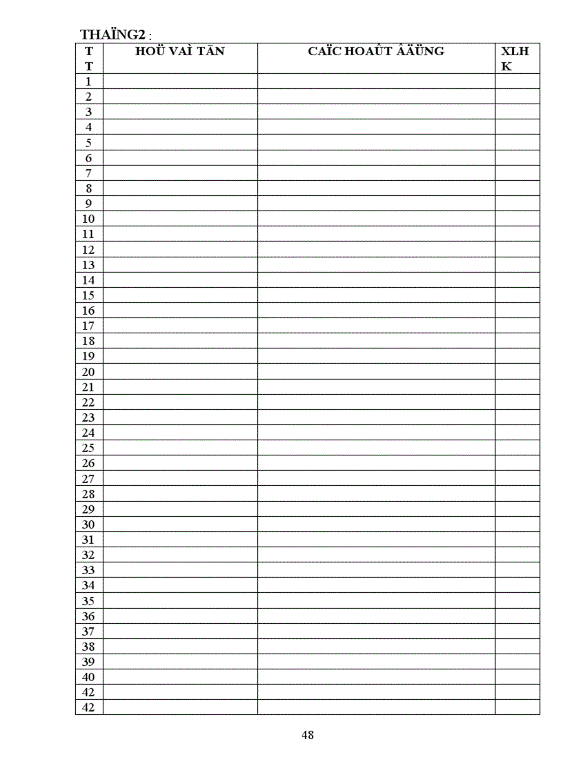 image for page Mẫu sổ Chủ nhiệm THPT