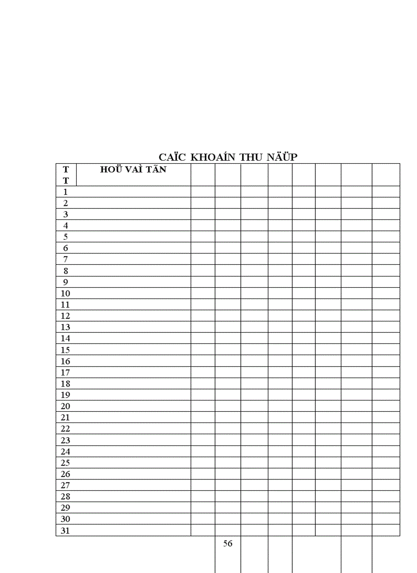 image for page Mẫu sổ Chủ nhiệm THPT