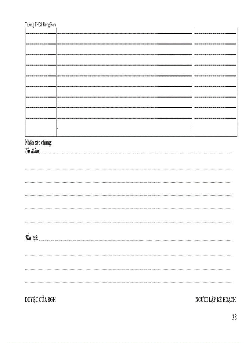 image for page Mẫu sổ kế hoach chuyên môn HK1 2010 2011