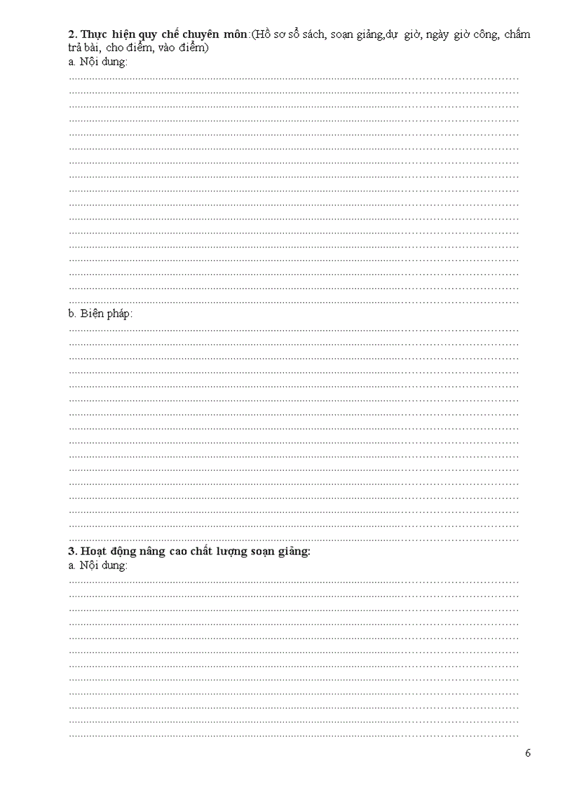 image for page Mẫu sổ Kế hoạch dành cho tổ chuyên môn