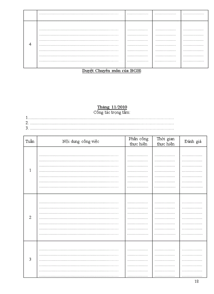 image for page Mẫu sổ Kế hoạch dành cho tổ chuyên môn