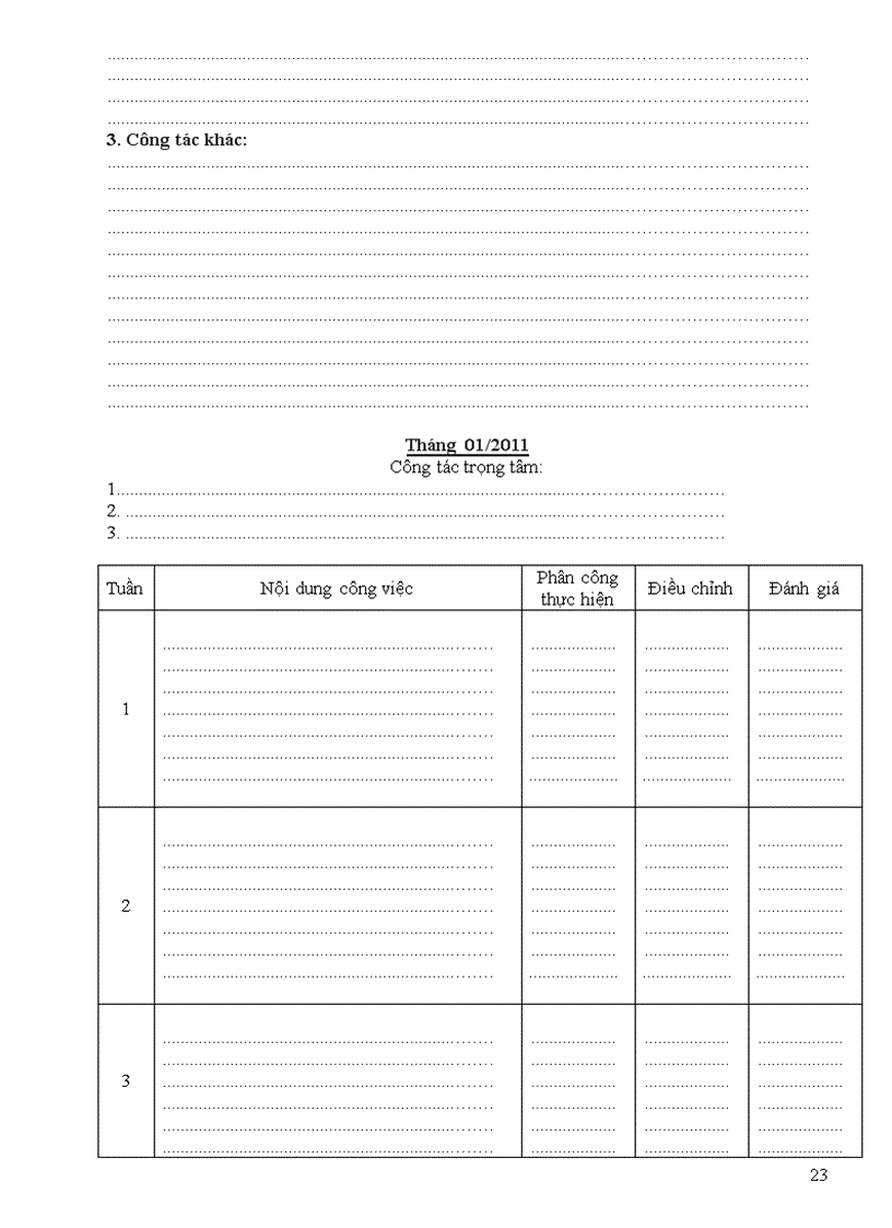 image for page Mẫu sổ Kế hoạch dành cho tổ chuyên môn