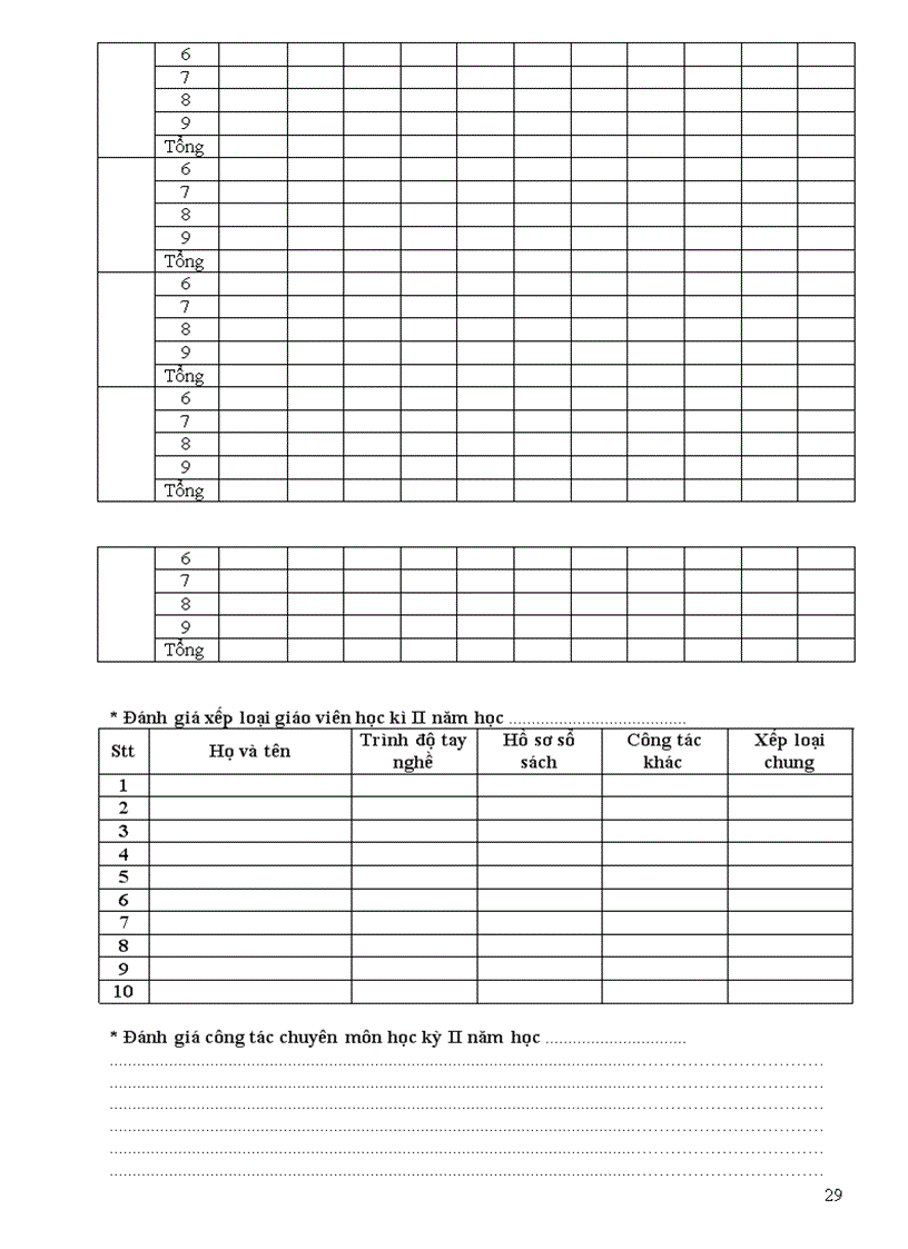 image for page Mẫu sổ Kế hoạch dành cho tổ chuyên môn
