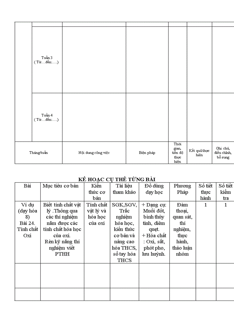 image for page Mau SO KE HOACH GIANG DAY