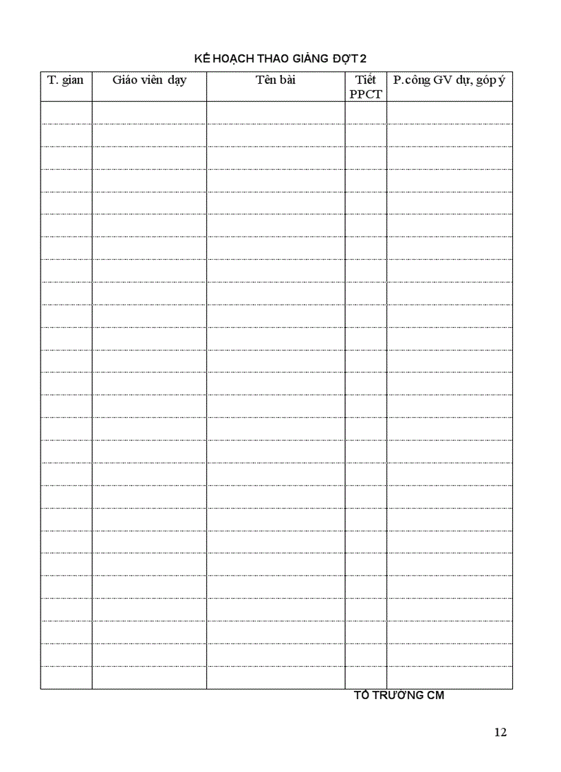 image for page Mẫu sổ kế hoạch TCM