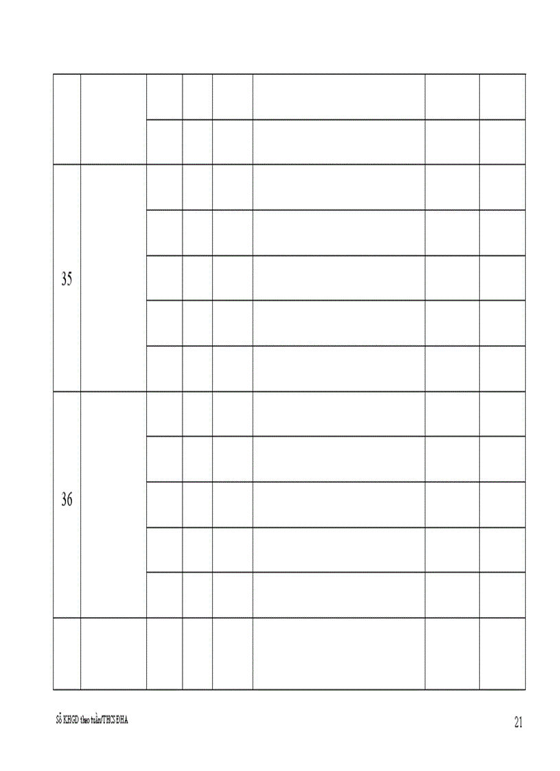 image for page Mẫu sổ KH giảng dạy theo tuần ĐHA