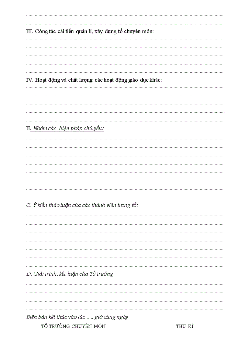 image for page Mẫu sổ nghị quyết tổ chuyên môn