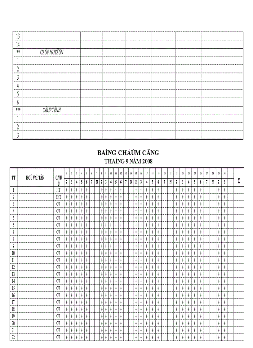 image for page Mẫu sổ theo dõi giáo viên