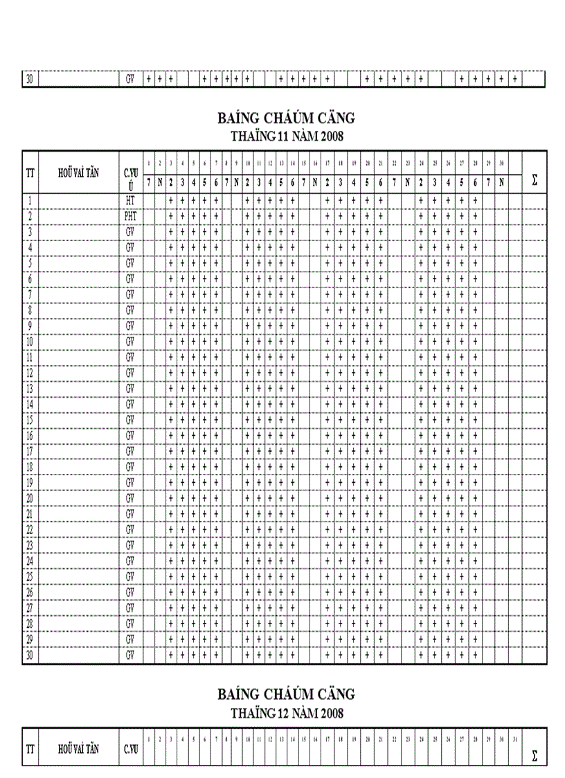 image for page Mẫu sổ theo dõi giáo viên