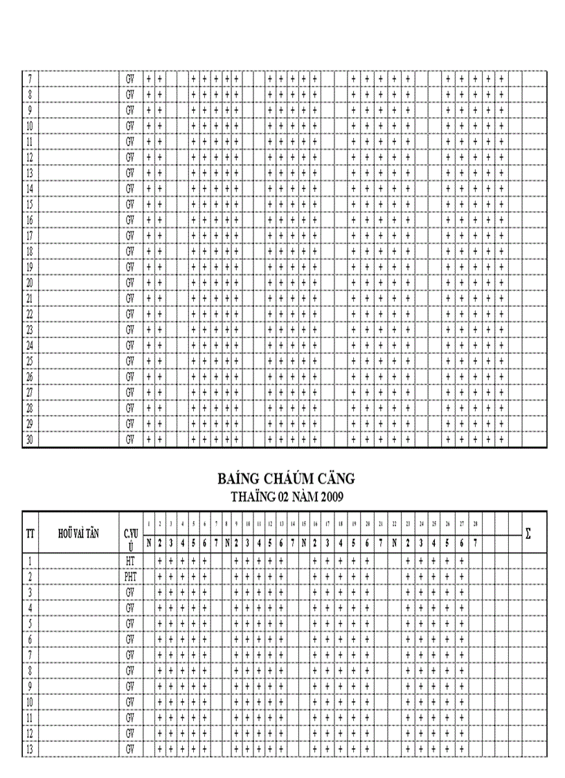 image for page Mẫu sổ theo dõi giáo viên