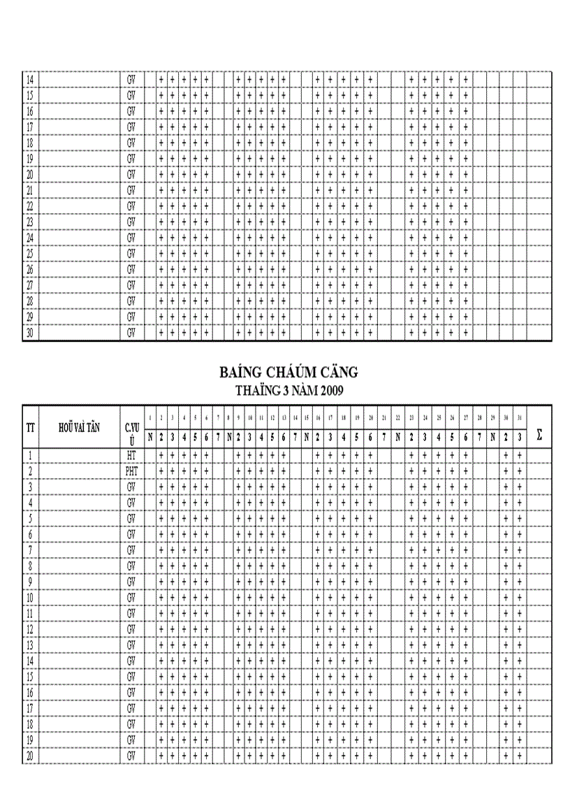 image for page Mẫu sổ theo dõi giáo viên