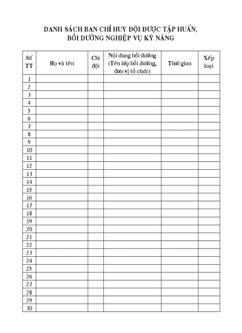 image for page Mẫu sổ tổng phụ trách đội theo mẫutrung ương