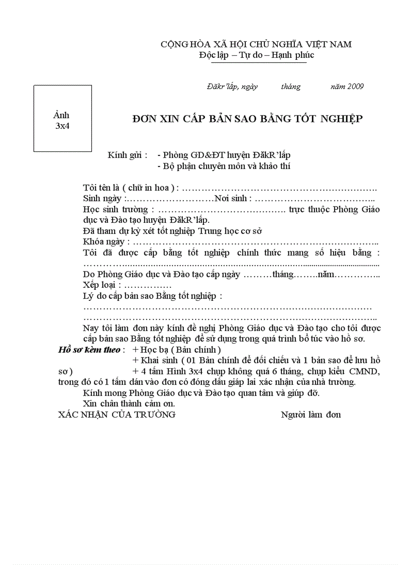 image for page Mẫu tốt nghiệp THCS