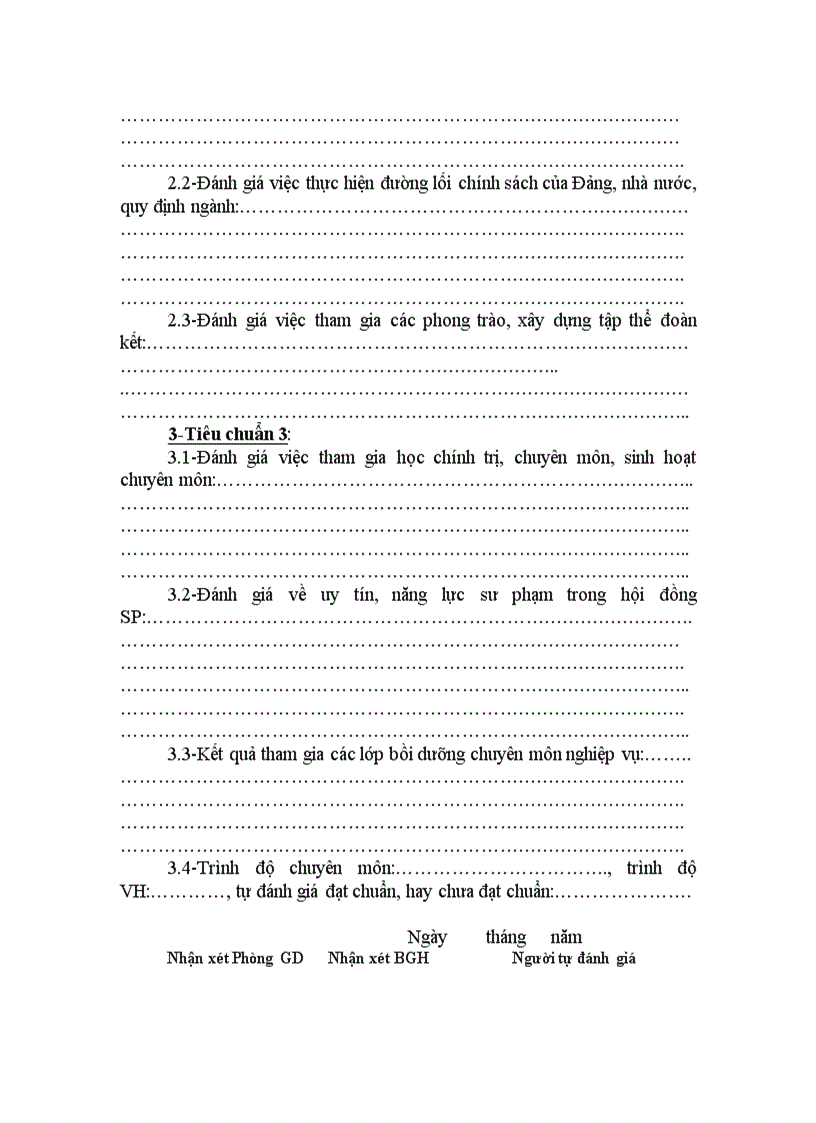 image for page Mẫu tự đánh giá CSTĐ cấp cơ sở GV mầm non