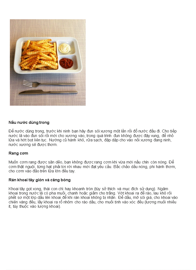 image for page Mẹo vặt của các bà nội trợ