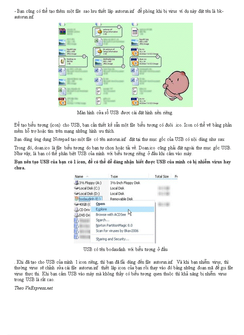 image for page Mẹo vặt khi sử dụng USB