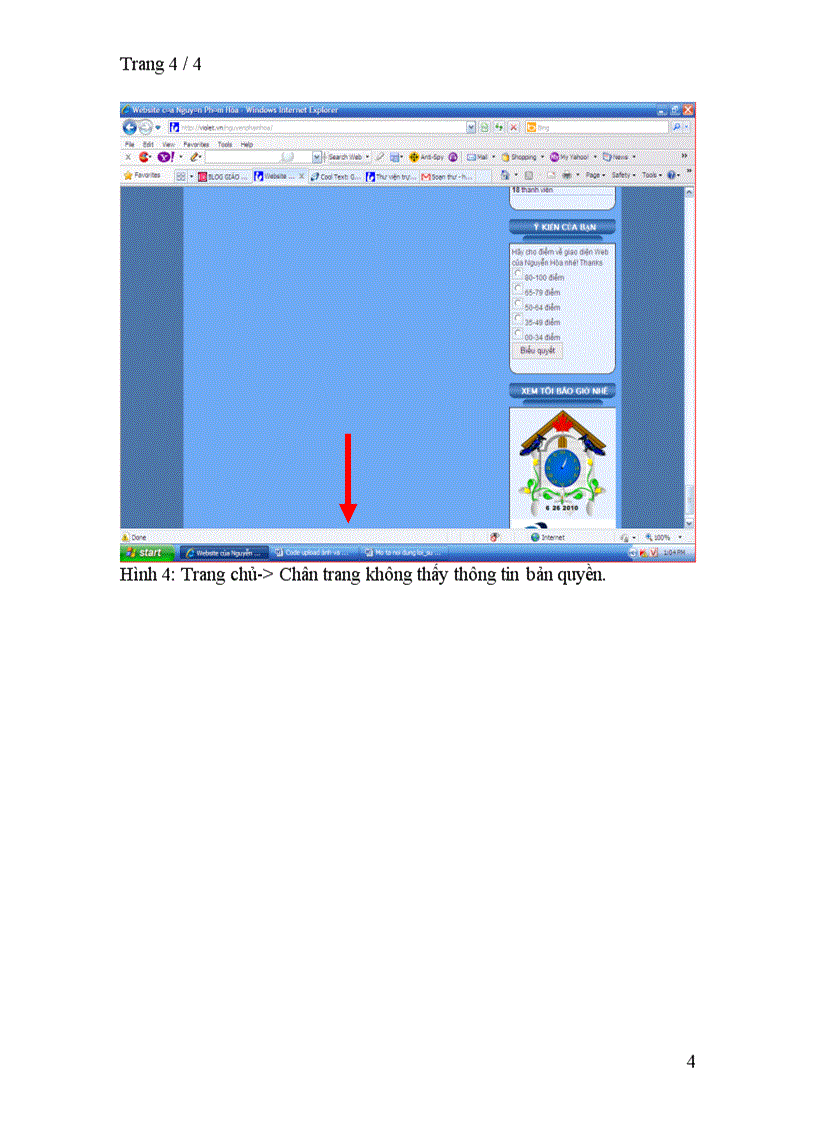 image for page Mô tả hình ảnh nội dung trang web lỗi