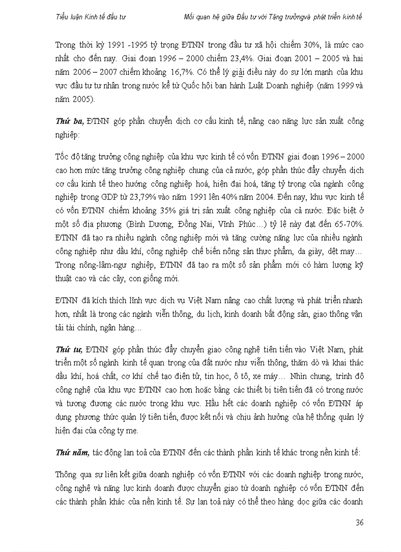 image for page Mối quan hệ giữa đầu tư tăng trưởng và phát triển kinh tế Việt Nam