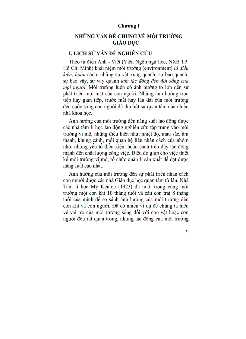 image for page Môi trường giáo dục