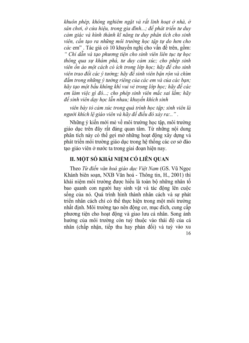 image for page Môi trường giáo dục