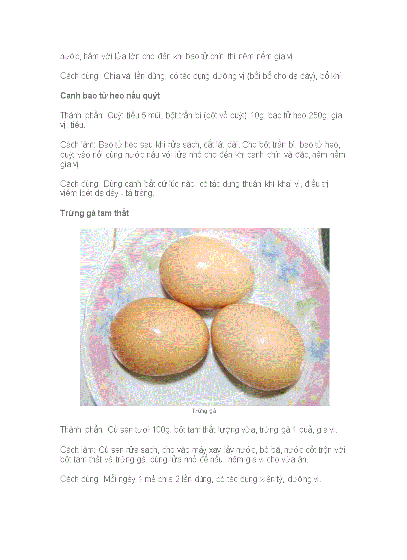 image for page Món ăn cho người viêm loét dạ dày