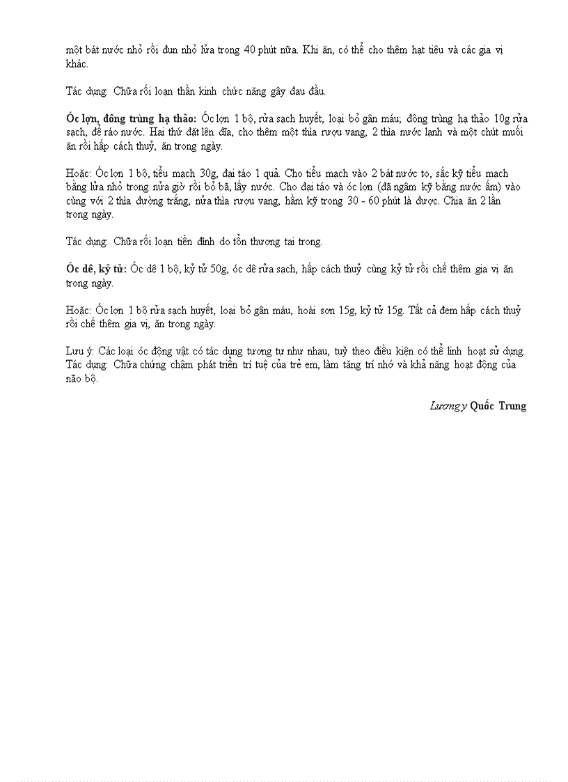 image for page Món ăn chữa đau đầu