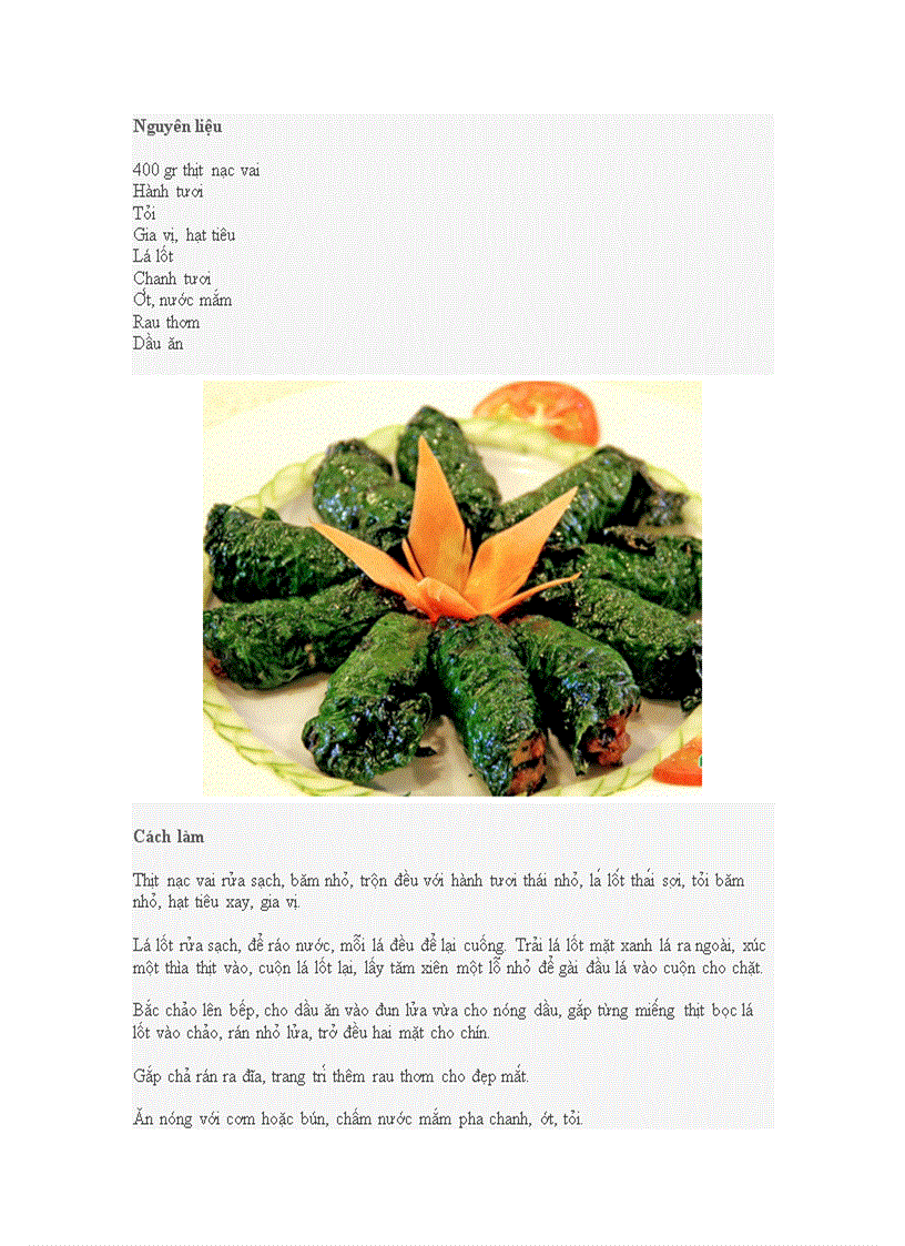 image for page Mon an ngon