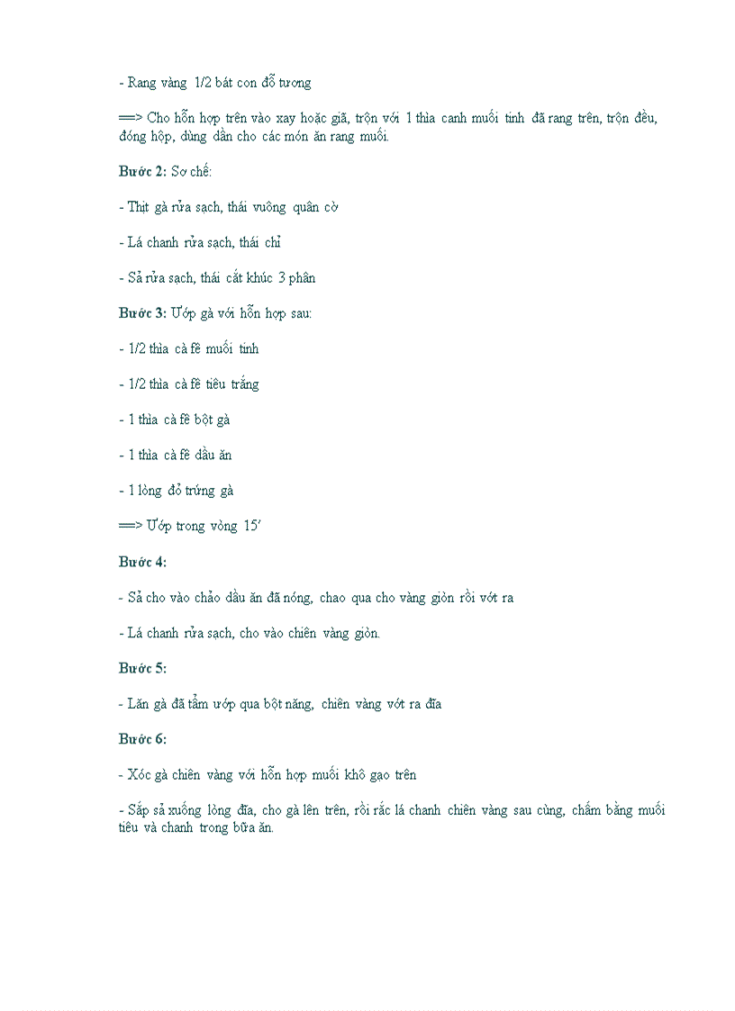 image for page Món gà rang muối