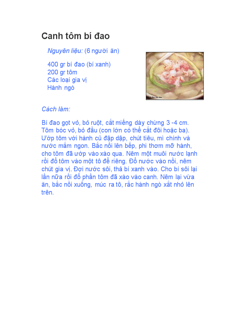 image for page Món ngon miền Trung