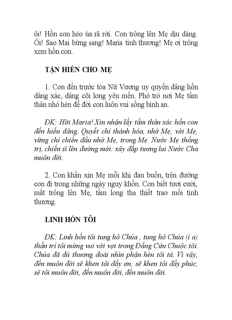 image for page Mot so bai hat cong giao