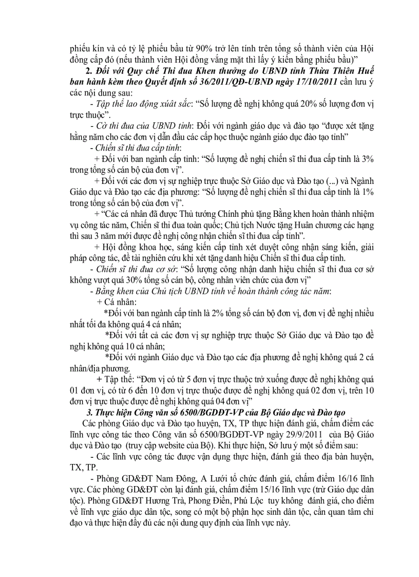 image for page Một số điểm mới cần lưu ý trong công tác thi đua khen thưởng năm học 2011 2012