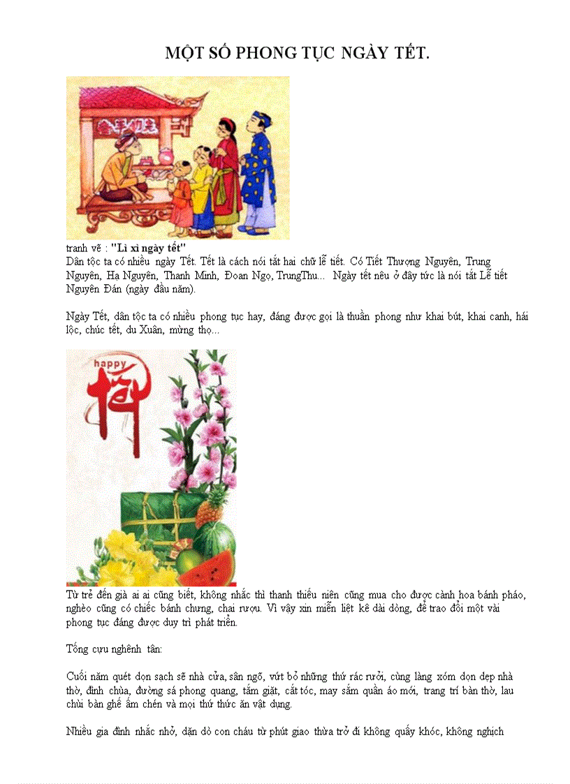 image for page Một số phong tục ngày tết