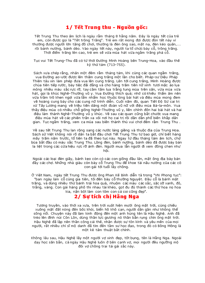 image for page Một số sự tích cổ về tết trung thu