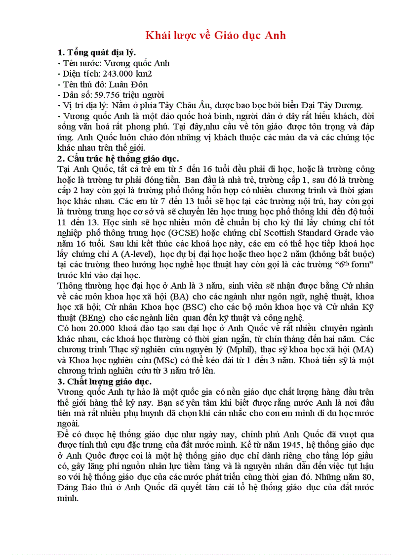 image for page Một số thông tin giáo dụ Mỹ