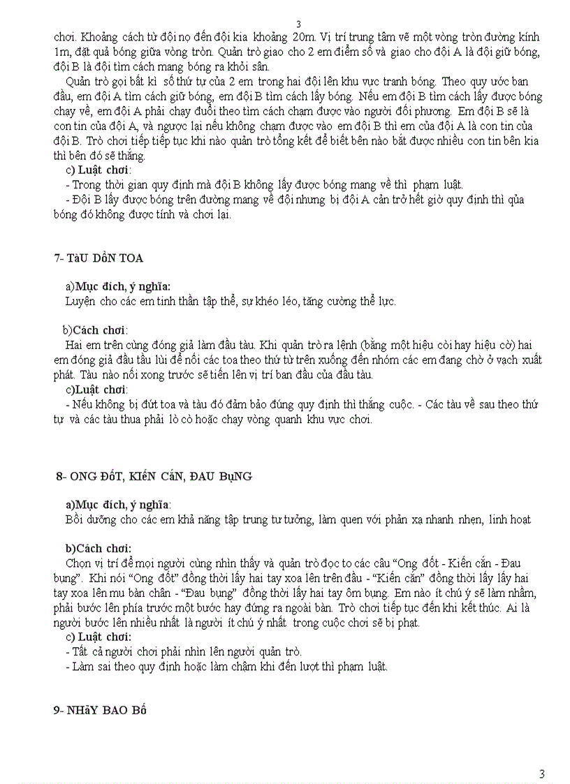 image for page Một số trò chơi