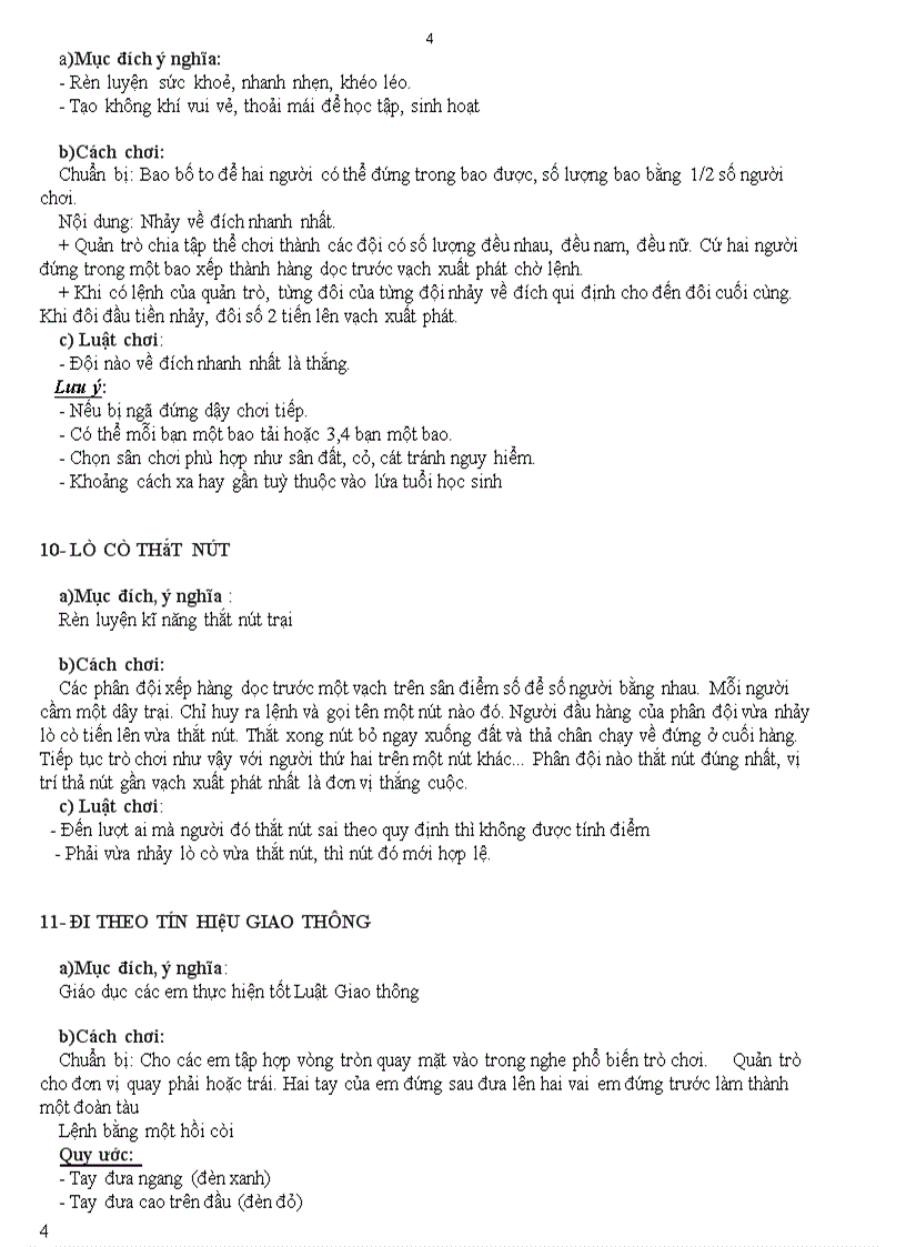 image for page Một số trò chơi