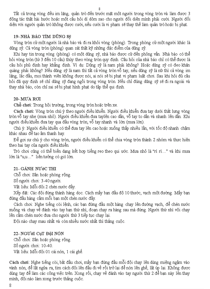 image for page Một số trò chơi