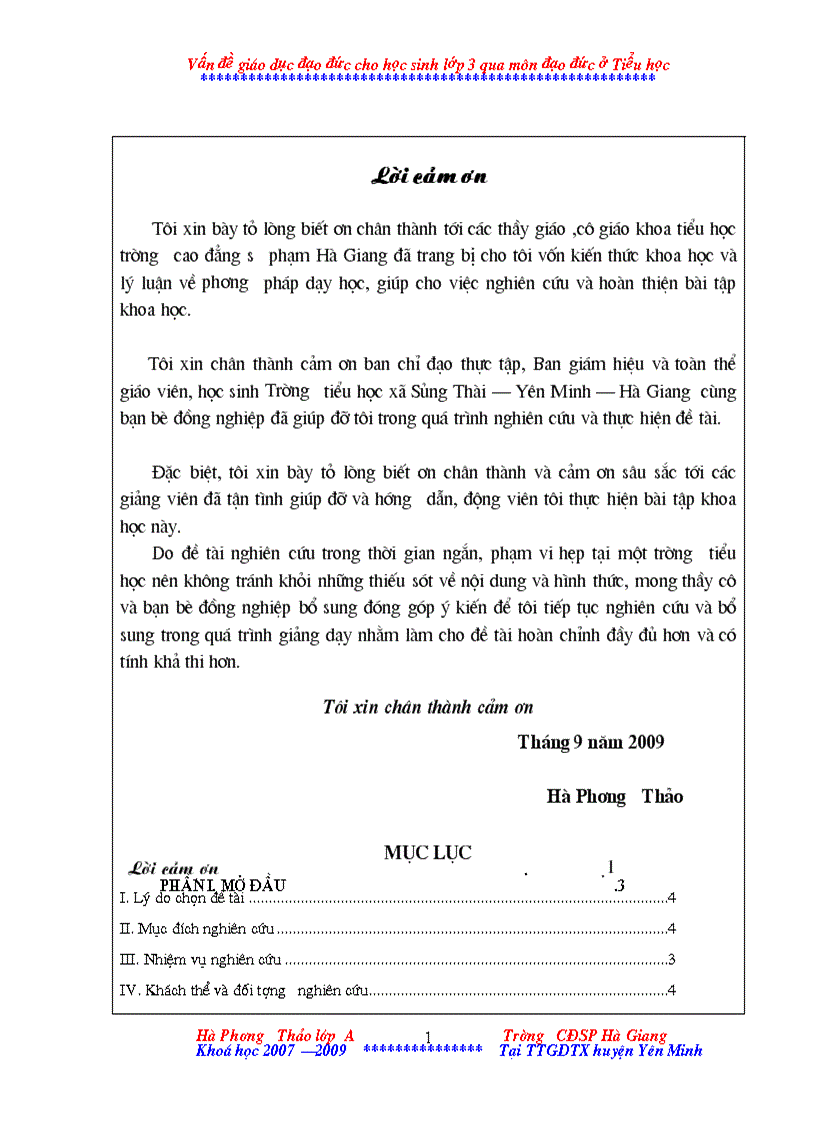 image for page Mot so van de giao duc dao duc cho hoc sinh lop 3