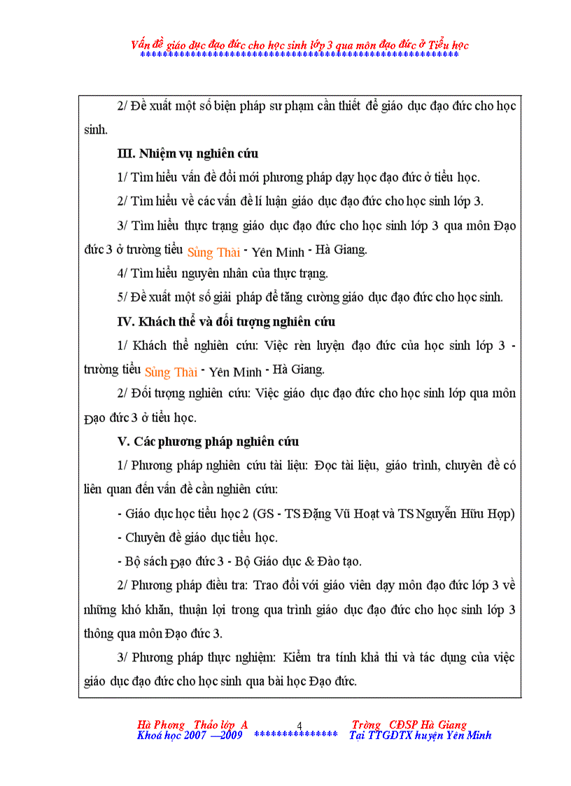 image for page Mot so van de giao duc dao duc cho hoc sinh lop 3