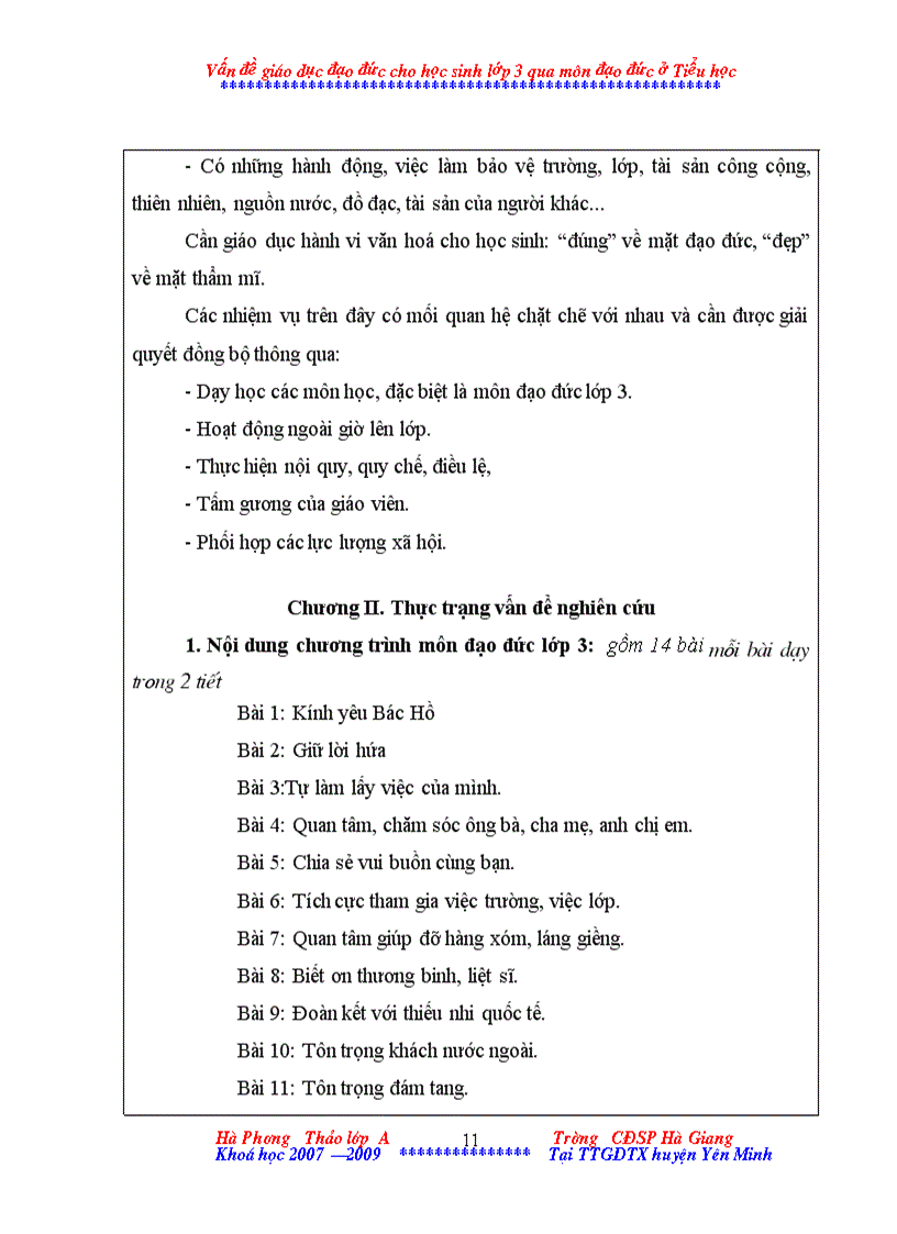 image for page Mot so van de giao duc dao duc cho hoc sinh lop 3