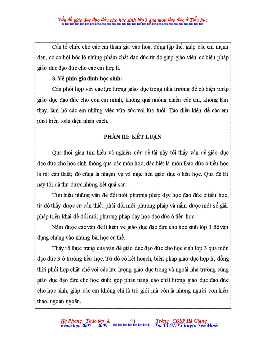 image for page Mot so van de giao duc dao duc cho hoc sinh lop 3