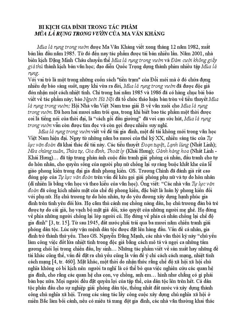 image for page Mùa lá rụng trong vườn