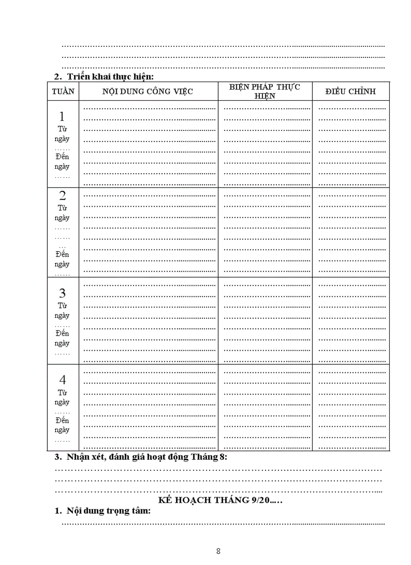 image for page Mẫu sổ kế hoạch cá nhân 1