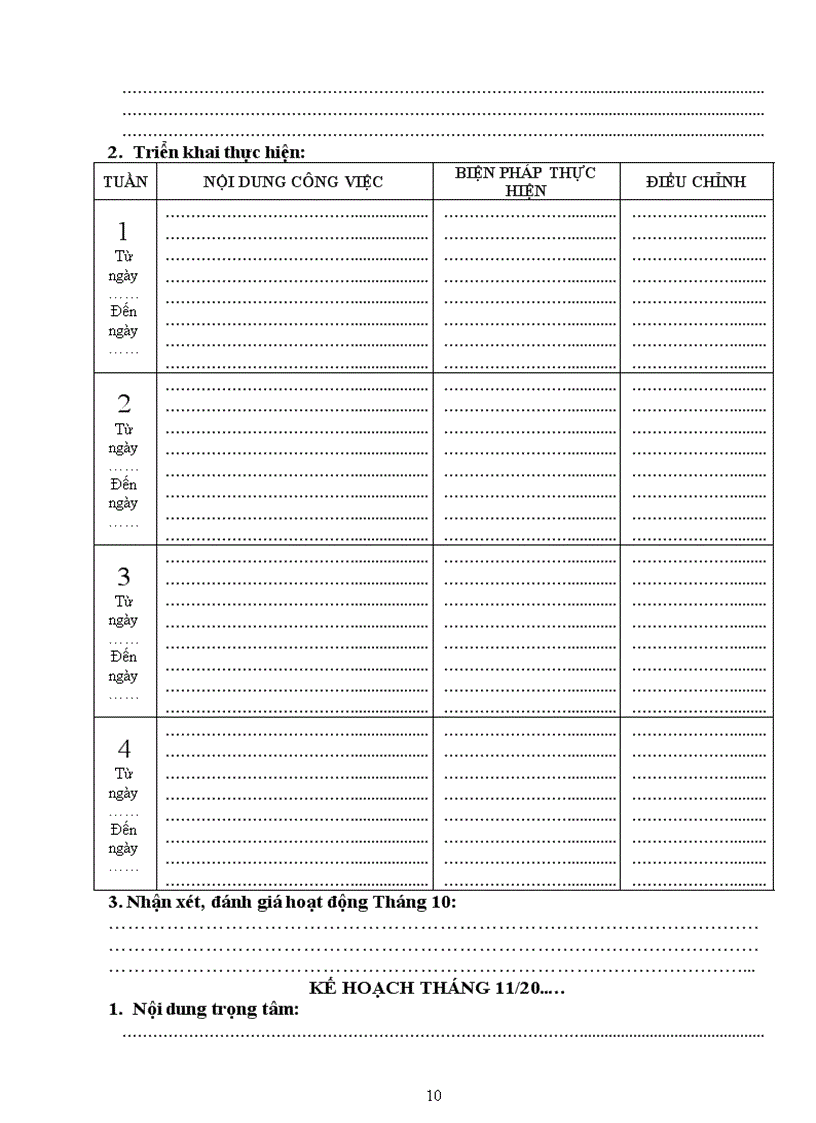 image for page Mẫu sổ kế hoạch cá nhân 1