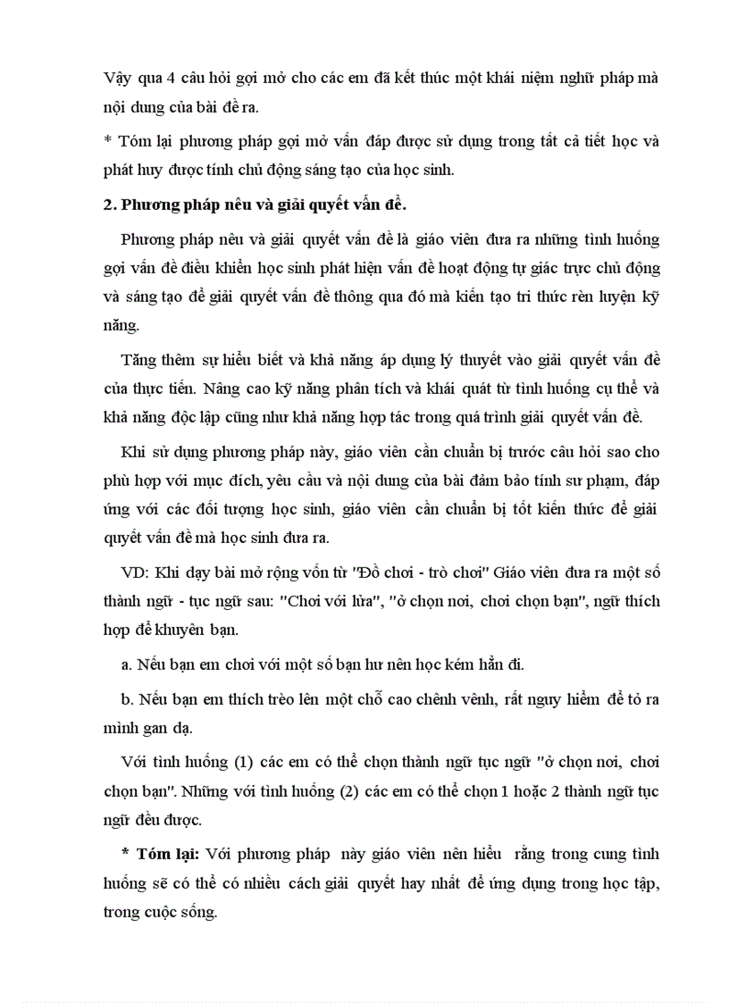 image for page Nâng cao chất lượng giảng dạy phân môn luyện từ và câu ở lớp 4