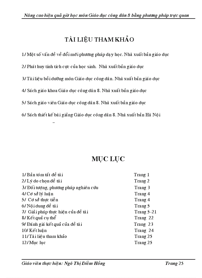 image for page Nâng cao hiệu quả giờ học môn Giáo dục công dân 8 bằng phương pháp trực quan