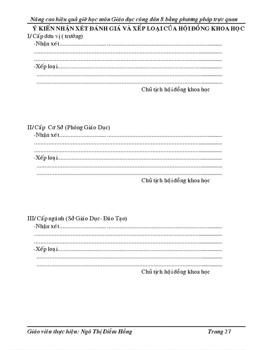 image for page Nâng cao hiệu quả giờ học môn Giáo dục công dân 8 bằng phương pháp trực quan