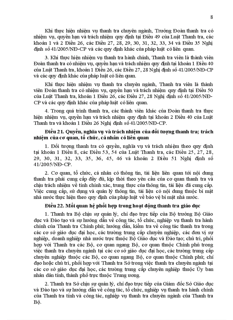 image for page NĐ về tổ chức hoạt động của thanh tra GD